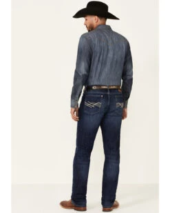 Wrangler 20X Men's Steel Dark Wash Stretch Slim Straight Jeans -Ariat Shop 2000342097 400 P2