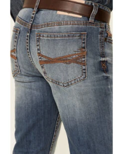 Cody James Core Men's Silver Spur Medium Wash Performance Stretch Slim Bootcut Jeans -Ariat Shop 2000342679 400 P3