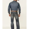 Rock & Roll Denim Men's Pistol Dark Vintage Wash Regular Straight Jeans -Ariat Shop 2000345012 400 P1