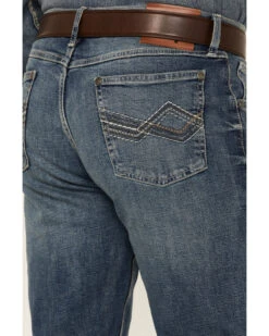Wrangler 20X Men's No.44 Ember Dark Wash Stretch Slim Straight Jeans - Long -Ariat Shop 2000347672 400 P4