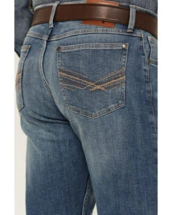 Wrangler 20X Men's No.44 Sierra Medium Wash Stretch Slim Straight Jeans - Long 9 Wrangler 20X Men's No.44 Sierra Medium Wash Stretch Slim Straight Jeans - Long -Ariat Shop 2000347675 400 P4