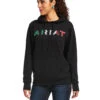 Ariat Women's Black R.E.A.L Mexico Embroidered Logo Pullover Hoodie - Plus -Ariat Shop 2000347975 001 P1