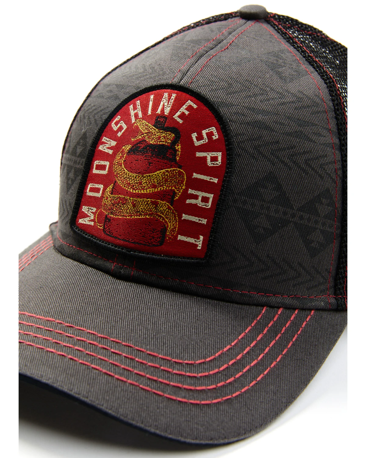 Moonshine Spirit Men's Southwestern Snake Frame Patch Mesh-Back Ball Cap 4 Moonshine Spirit Men's Southwestern Snake Frame Patch Mesh-Back Ball Cap - Image 2