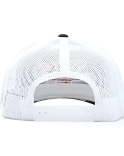 Oil Field Hats Men's Black & White American Flag US Patch Mesh-Back Ball Cap -Ariat Shop 2000350293 001 P3