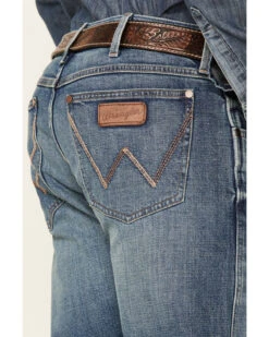 Wrangler Retro Men's Shadow Medium Wash Stretch Slim Bootcut Jeans 8 Wrangler Retro Men's Shadow Medium Wash Stretch Slim Bootcut Jeans -Ariat Shop 2000350740 400 P3