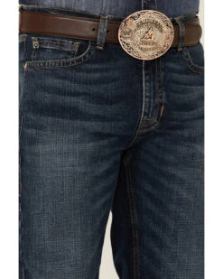 Rock & Roll Denim Men's Hooey Dark Vintage Double Barrel Relaxed Stackable Bootcut Jeans -Ariat Shop 2000351105 400 P2