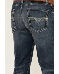 Rock & Roll Denim Men's Dark Wash Revolver Stretch Slim Straight Jeans -Ariat Shop 2000351109 400 P4