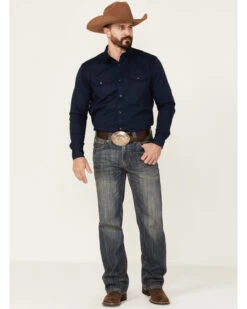 Rock & Roll Denim Men's Vintage Dark Wash Double Barrel Relaxed Straight Jeans -Ariat Shop 2000351110 400 P3