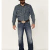 Cody James Men's Double Kicker Medium Dark Wash Stretch Relaxed Bootcut Jeans -Ariat Shop 2000351797 400 P1