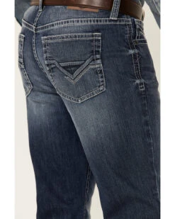 Cody James Men's Double Kicker Medium Dark Wash Stretch Relaxed Bootcut Jeans -Ariat Shop 2000351797 400 P4