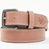 Hawx Men's Brown Pebbled Logo Buckle Leather Belt -Ariat Shop 2000351939 200 P1