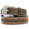 Cody James Men's Brown Hair-On Basketweave Studded Leather Belt -Ariat Shop 2000351993 200 P1
