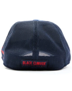 Black Clover Men's Navy Premium 10 Patch Mesh-Back Flex-Fit Ball Cap -Ariat Shop 2000352071 410 P3