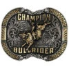 Montana Silversmiths Men's Roped In Champion Bull Rider Belt Buckle