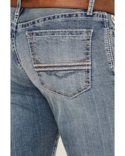 Cinch Men's Ian Medium Stonewash Performance Stretch Slim Bootcut Jeans 9 Cinch Men's Ian Medium Stonewash Performance Stretch Slim Bootcut Jeans -Ariat Shop 2000355871 402 P4