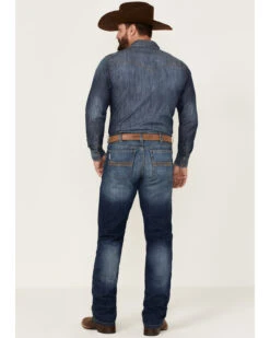 Cinch Men's Silver Label Medium Stonewash Performance Stretch Slim Straight Jeans -Ariat Shop 2000355892 402 P3