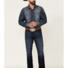 Cinch Men's Ian Dark Stonewash Rigid Slim Bootcut Jeans -Ariat Shop 2000355909 402 P1