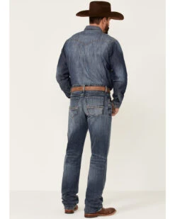 Cinch Men's White Label Medium Stonewash Performance Stretch Relaxed Straight Jeans -Ariat Shop 2000355910 402 P3