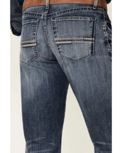 Cinch Men's White Label Medium Stonewash Performance Stretch Relaxed Straight Jeans -Ariat Shop 2000355910 402 P4