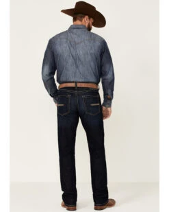 Ariat Men's M5 Newcastle Marshall Dark Wash Stretch Straight Leg Jeans -Ariat Shop 2000357124 400 P3