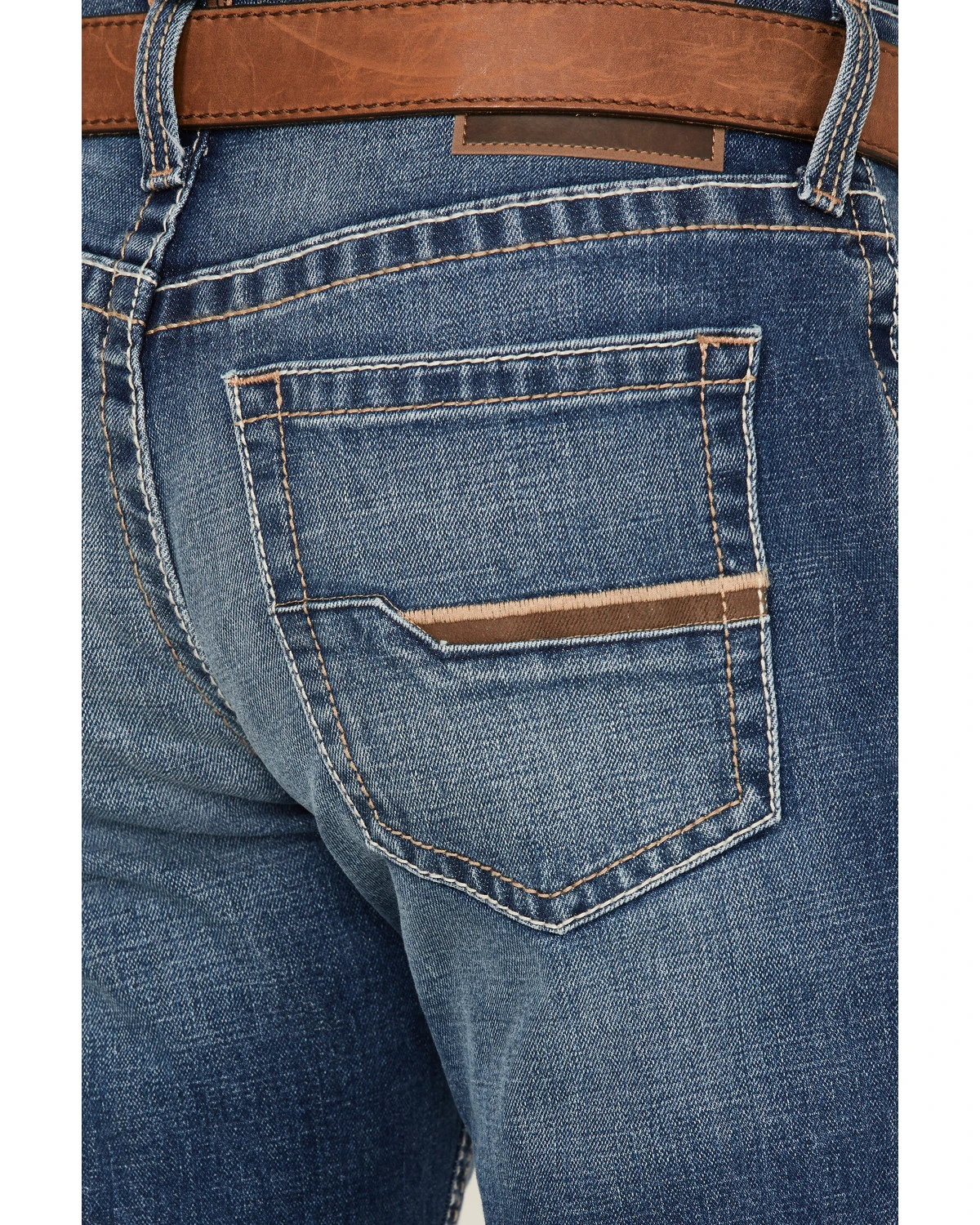 Ariat Men's M4 Marshall Walden Medium Wash Stretch Realxed Straight Jeans 6 Ariat Men's M4 Marshall Walden Medium Wash Stretch Realxed Straight Jeans - Image 4