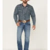 Rock 47 By Wrangler Men's Bayshore Medium Stretch Slim Bootcut Jeans -Ariat Shop 2000358078 400 P1