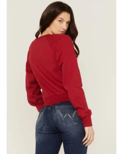 Wrangler Women's Chenille Logo Cropped Sweatshirt -Ariat Shop 2000358085 600 P4