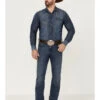 RANK 45 Men's Shotgun Wash Stackable Slim Straight Stretch Performance Jeans -Ariat Shop 2000359243 415 P1