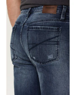 Brothers & Sons Men's Wilderness Distressed Stretch Regular Straight Jeans -Ariat Shop 2000359573 415 P4