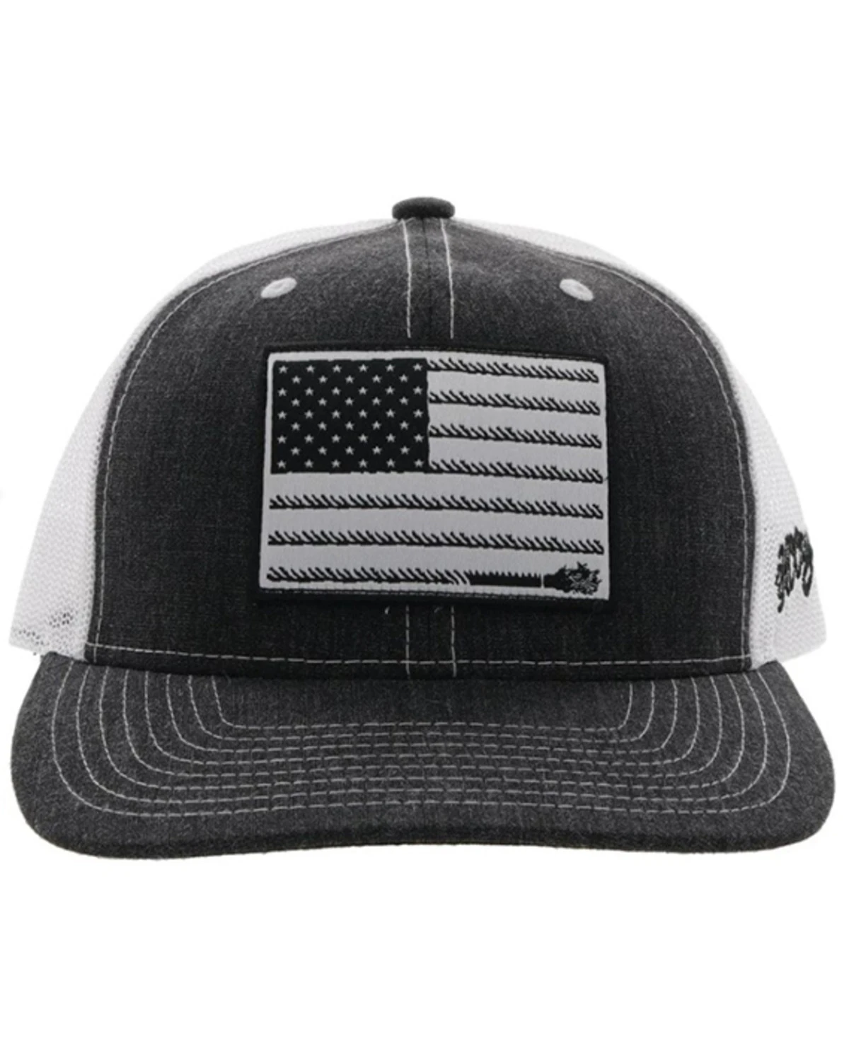 Hooey Kids' Liberty Roper Flag Patch Mesh Back Trucker Cap 5 Hooey Kids' Liberty Roper Flag Patch Mesh Back Trucker Cap - Image 3