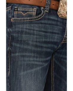 Rock & Roll Denim Men's Pistol Reflex Stretch Regular Straight Jeans -Ariat Shop 2000361611 400 P4