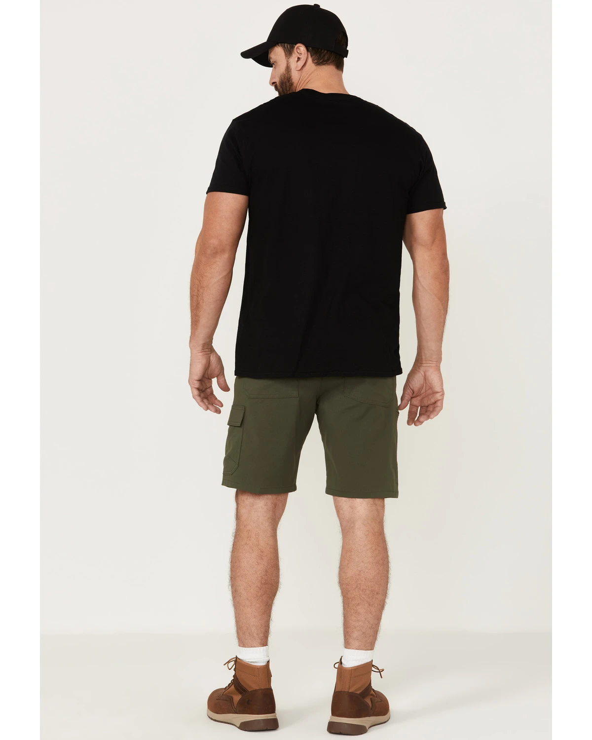 Wrangler ATG Men's All-Terrain Deep Olive Asymmetric Cargo Shorts 5 Wrangler ATG Men's All-Terrain Deep Olive Asymmetric Cargo Shorts - Image 3