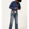 Cinch Men's Grant Medium Stonewash Broken Twill Performance Stretch Relaxed Bootcut Jeans -Ariat Shop 2000362748 402 P1