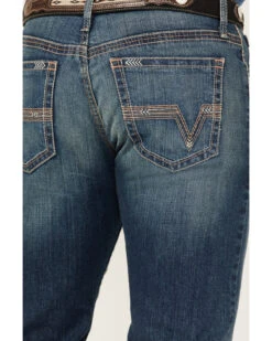 Cinch Men's Ian Dark Stonewash Performance Stretch Slim Bootcut Jeans -Ariat Shop 2000362785 402 P4