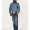 Wrangler 20X Men's Bazine Medium Wash Vintage Stretch Slim Bootcut Jeans -Ariat Shop 2000365076 414 P1