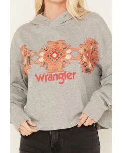 Wrangler Retro Women's Southwestern Print Cropped Hoodie -Ariat Shop 2000365325 070 P3