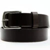 Hawx Men's Dark Brown Beveled Edge Leather Belt -Ariat Shop 2000365634 201 P1