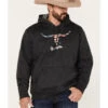 Wrangler Men's Longhorn Graphic Hooded Sweatshirt -Ariat Shop 2000366046 022 P1
