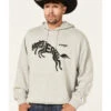 Wrangler Men's 75 Years Heather Gray Horse Graphic Hooded Sweatshirt 1 Wrangler Men's 75 Years Heather Gray Horse Graphic Hooded Sweatshirt -Ariat Shop 2000366795 070 P1
