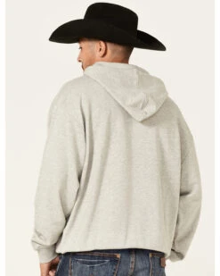 Wrangler Men's 75 Years Heather Gray Horse Graphic Hooded Sweatshirt 9 Wrangler Men's 75 Years Heather Gray Horse Graphic Hooded Sweatshirt -Ariat Shop 2000366795 070 P4