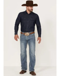 Rock & Roll Denim Men's Pistol Light Wash Regular Straight Jeans -Ariat Shop 2000367643 205 P3