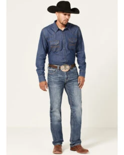 Rock & Roll Denim Men's Revolver Medium Wash Reflex Stretch Slim Straight Jeans -Ariat Shop 2000367645 202 P3