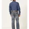 Rock & Roll Denim Men's Double Barrel Medium Wash Two Tone Raise Relaxed Straight Jeans -Ariat Shop 2000367647 203 P1