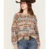 Ariat Women's Rainbow Vista Southwestern Sweatshirt -Ariat Shop 2000371897 200 P1