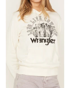 Wrangler Women's Long Live Cowboys Desert Graphic Hoodie -Ariat Shop 2000374071 103 P3
