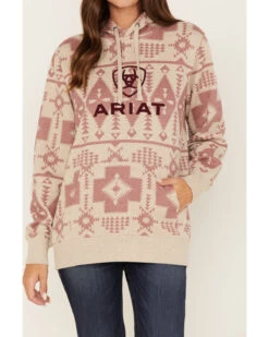 Ariat Women's Southwestern Print Logo Graphic Hoodie -Ariat Shop 2000374278 280 P3