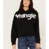 Wrangler Retro Women's Bold Logo Cropped Hoodie -Ariat Shop 2000374538 001 P1