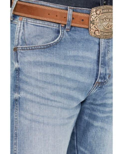 Wrangler Retro Men's Sage Medium Wash Relaxed Boot Stretch Denim Jeans -Ariat Shop 2000374570 413 P2