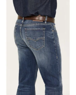 Rock & Roll Denim Men's Dale Brisby Double Barrel Medium Wash Relaxed Straight Vintage '46 Jeans -Ariat Shop 2000375476 414 P2