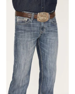 Rock & Roll Denim Men's Pistol Medium Vintage Wash Straight Jeans -Ariat Shop 2000375481 414 P4